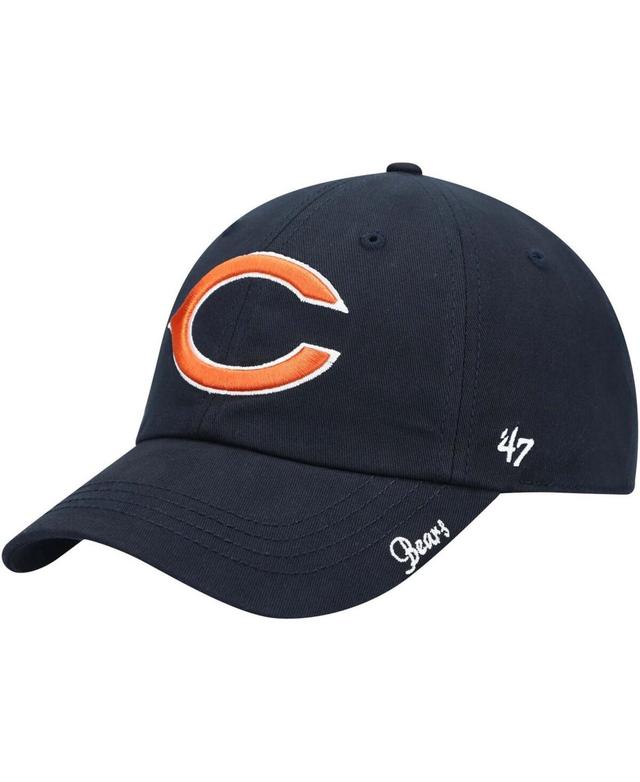 Womens Navy Chicago Bears Miata Clean Up Primary Adjustable Hat Product Image