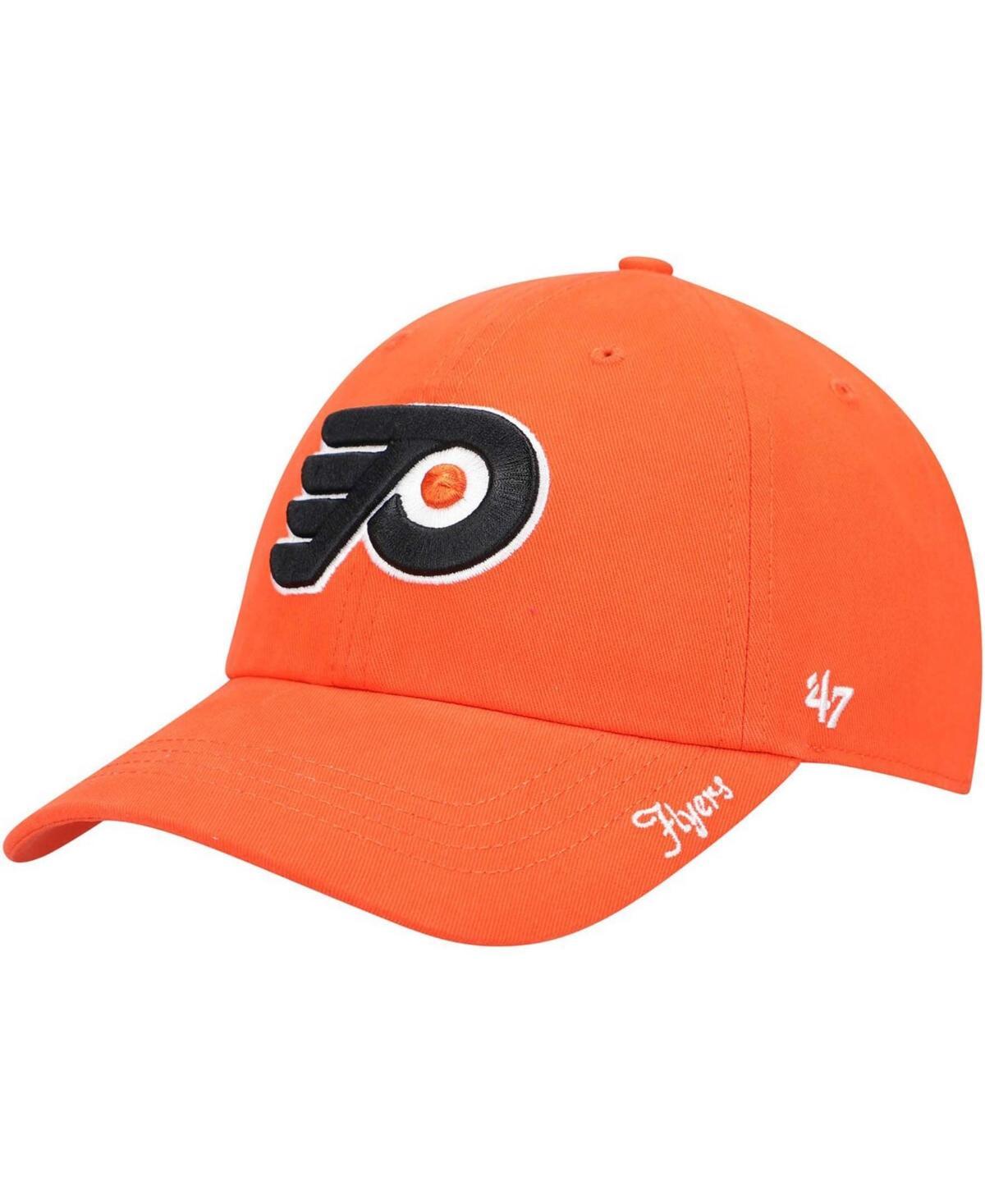 Womens 47 Orange Philadelphia Flyers Team Miata Clean Up Adjustable Hat Product Image