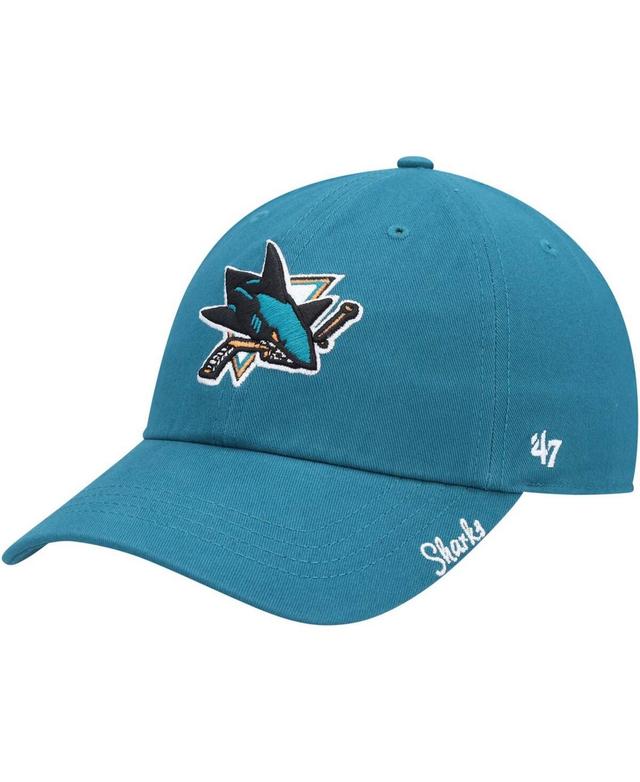 Womens 47 Teal San Jose Sharks Team Miata Clean Up Adjustable Hat Product Image