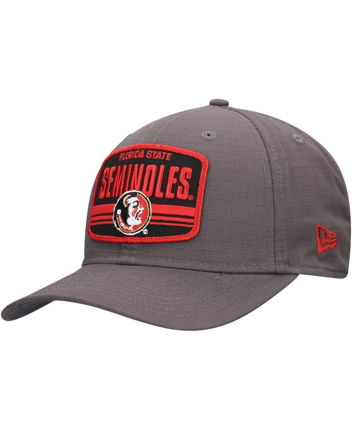 New Era Mens Charcoal Florida State Seminoles Team Elevated 9SEVENTY Adjustable Hat Product Image