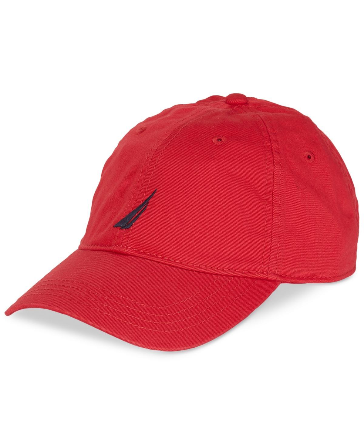 Nautica Mens Classic Logo Adjustable Cotton Baseball Cap Hat Product Image