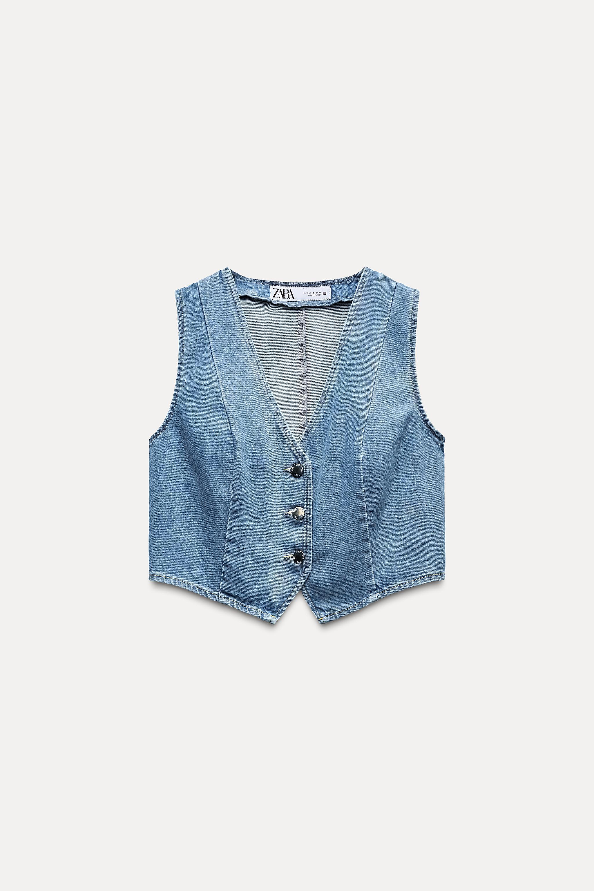 Z1975 SHORT DENIM VEST Product Image