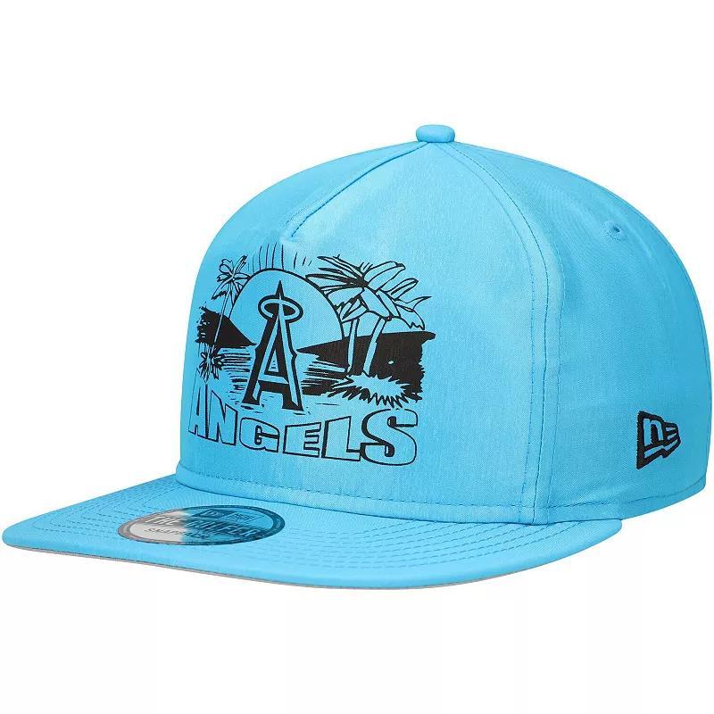 Mens New Era Los Angeles Angels Neon Golfer Snapback Hat Product Image