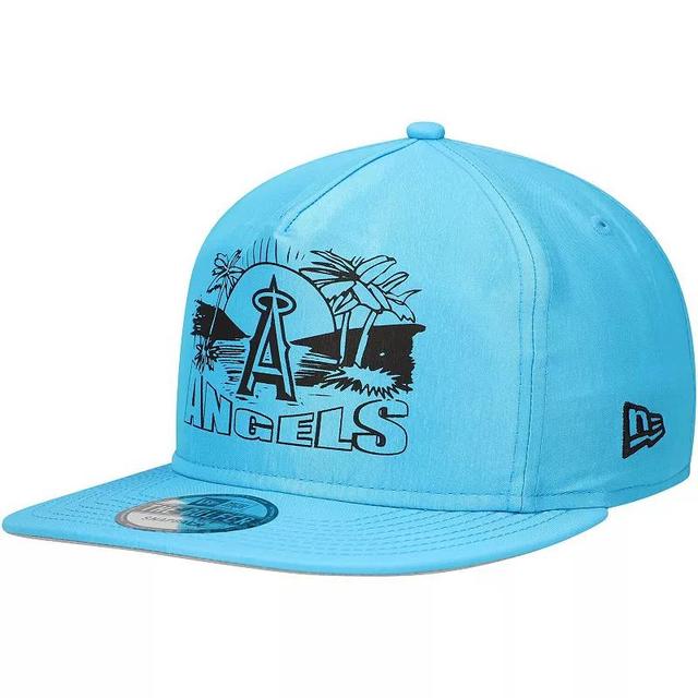 Mens New Era Los Angeles Angels Neon Golfer Snapback Hat Product Image