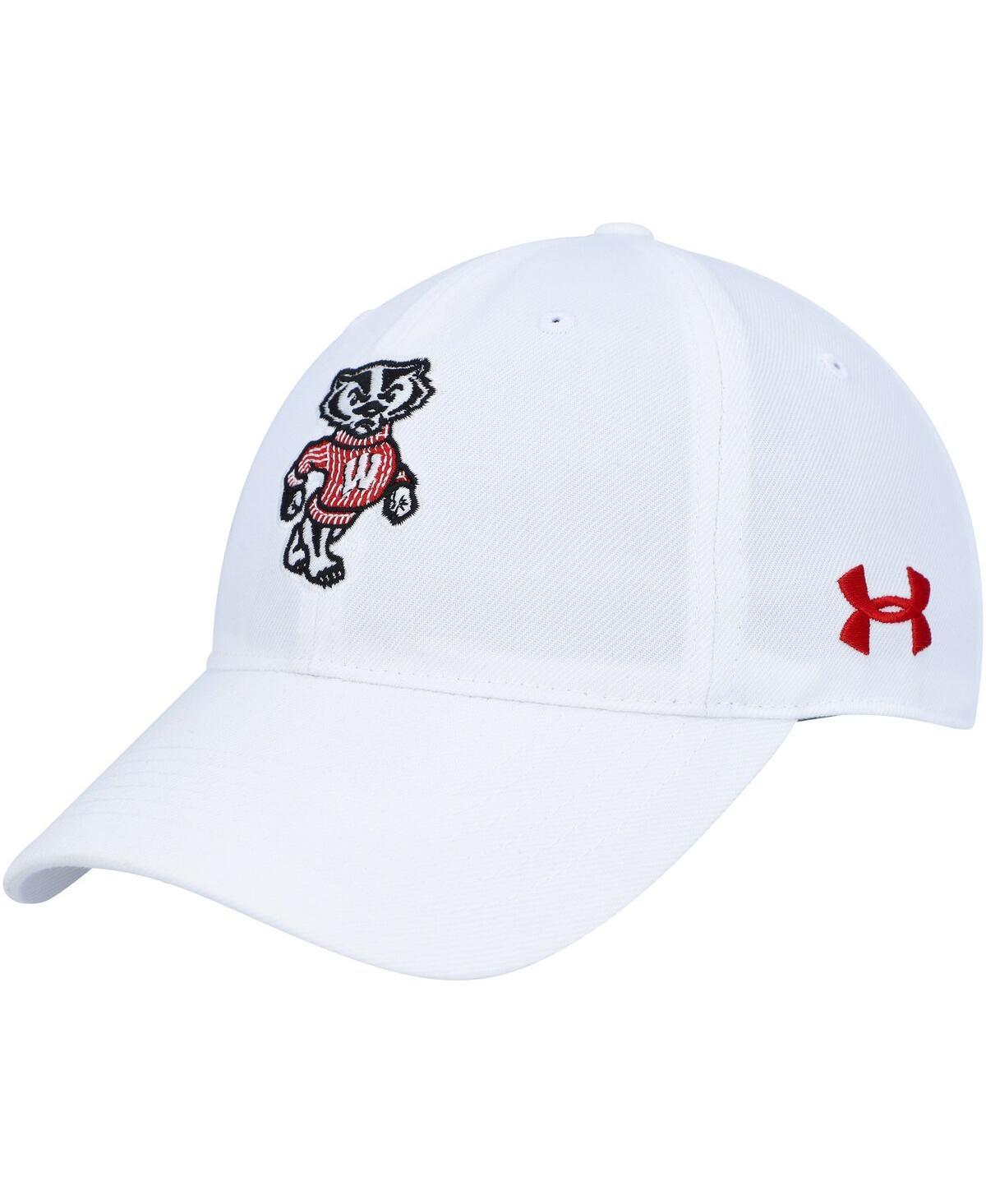 Mens Under Armour Wisconsin Badgers Classic Adjustable Hat Product Image