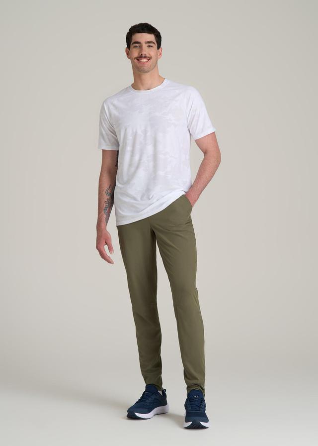 Featherweight Perforated Training Jogger for Tall Men in Olive Male Product Image