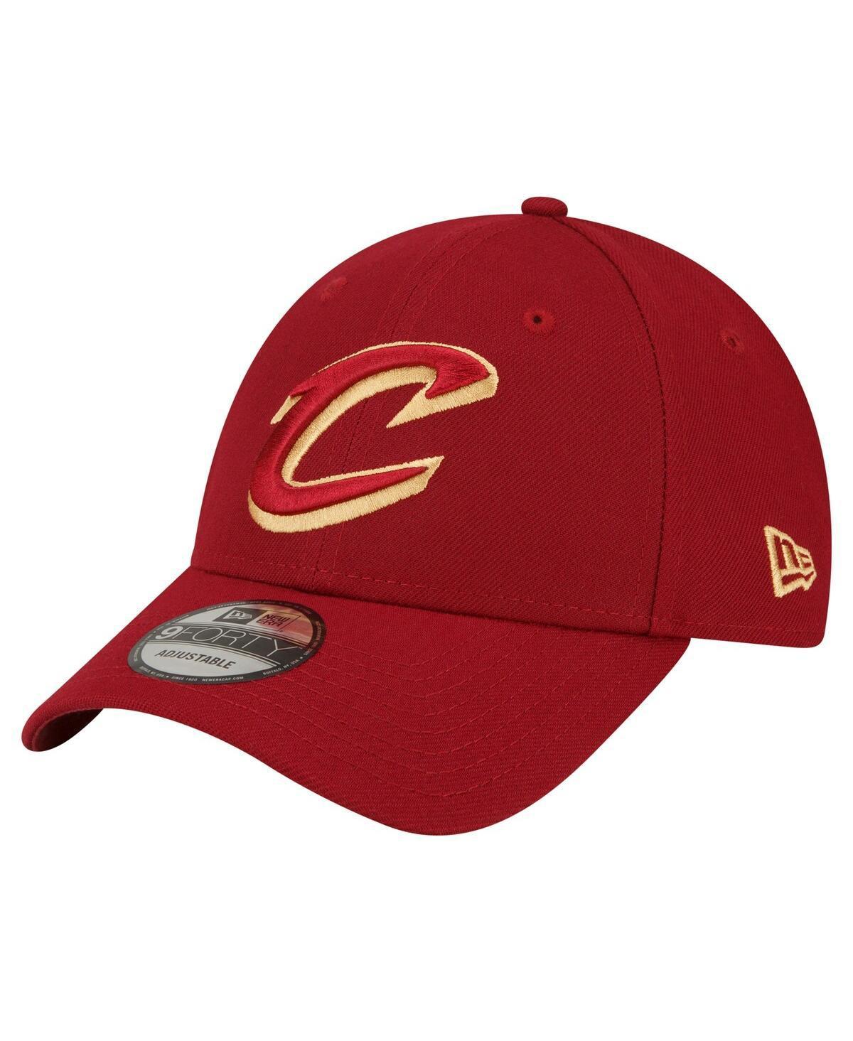 Mens New Era Wine Cleveland Cavaliers The League 9FORTY Adjustable Hat Product Image