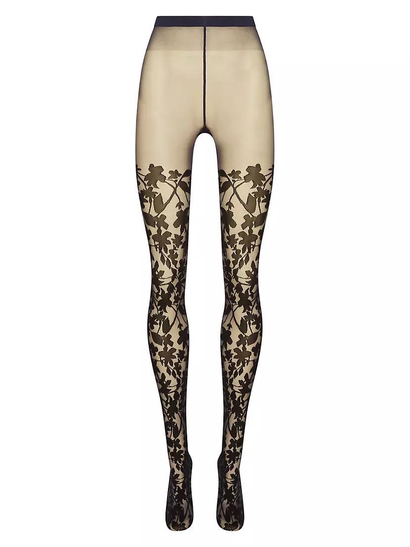 Floral Sheer Tights Product Image