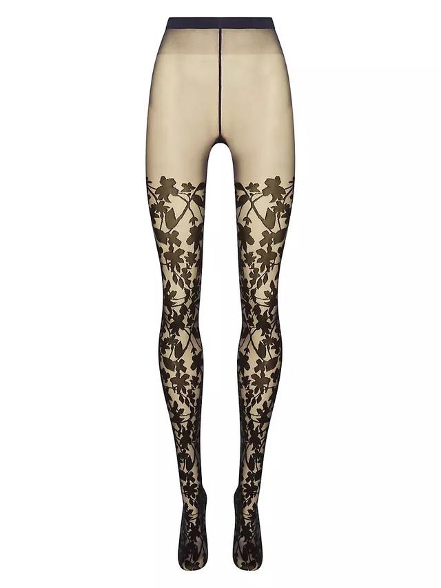 Floral Sheer Tights Product Image