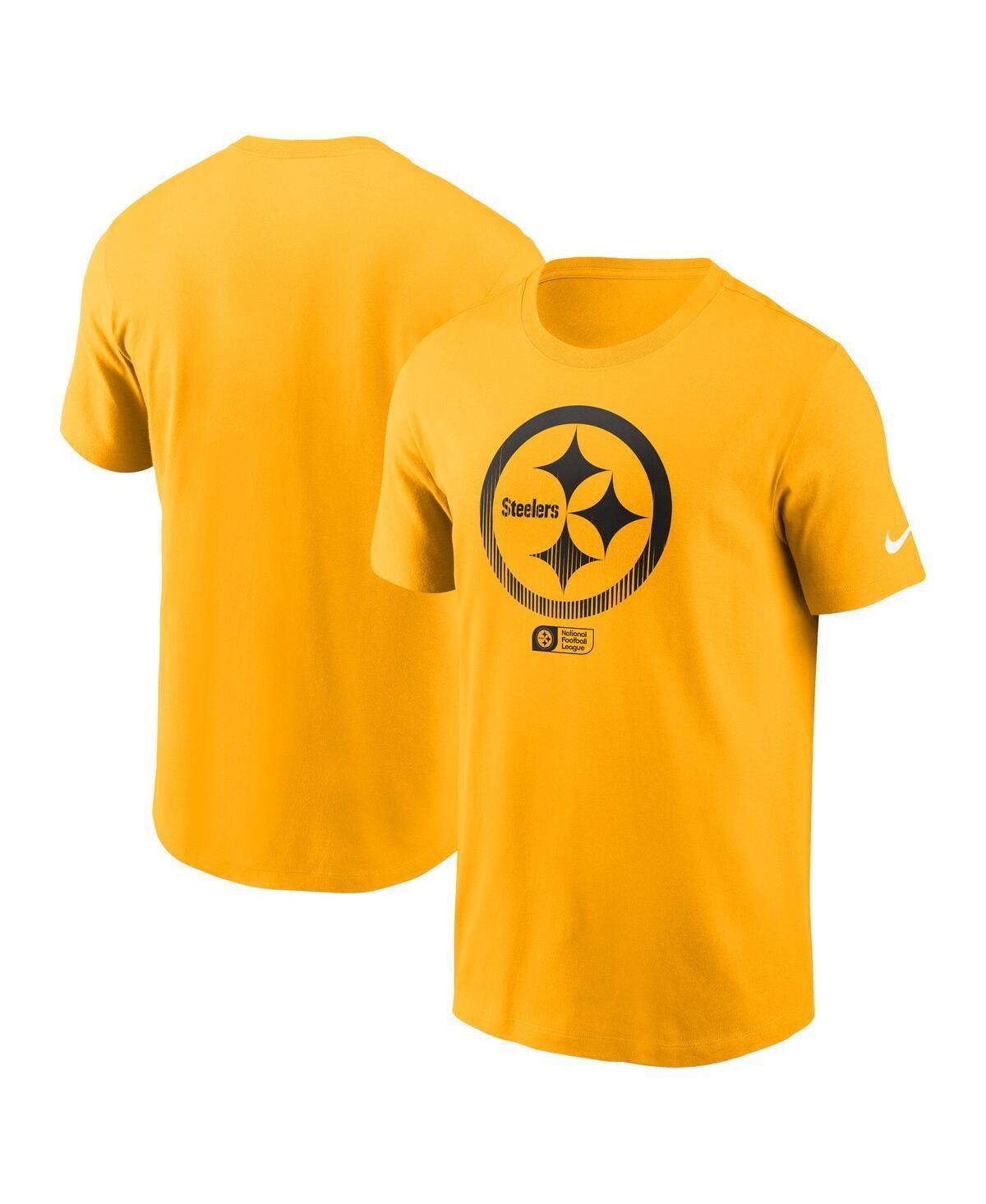 Nike Mens Gold Pittsburgh Steelers Faded Essential T-Shirt Product Image