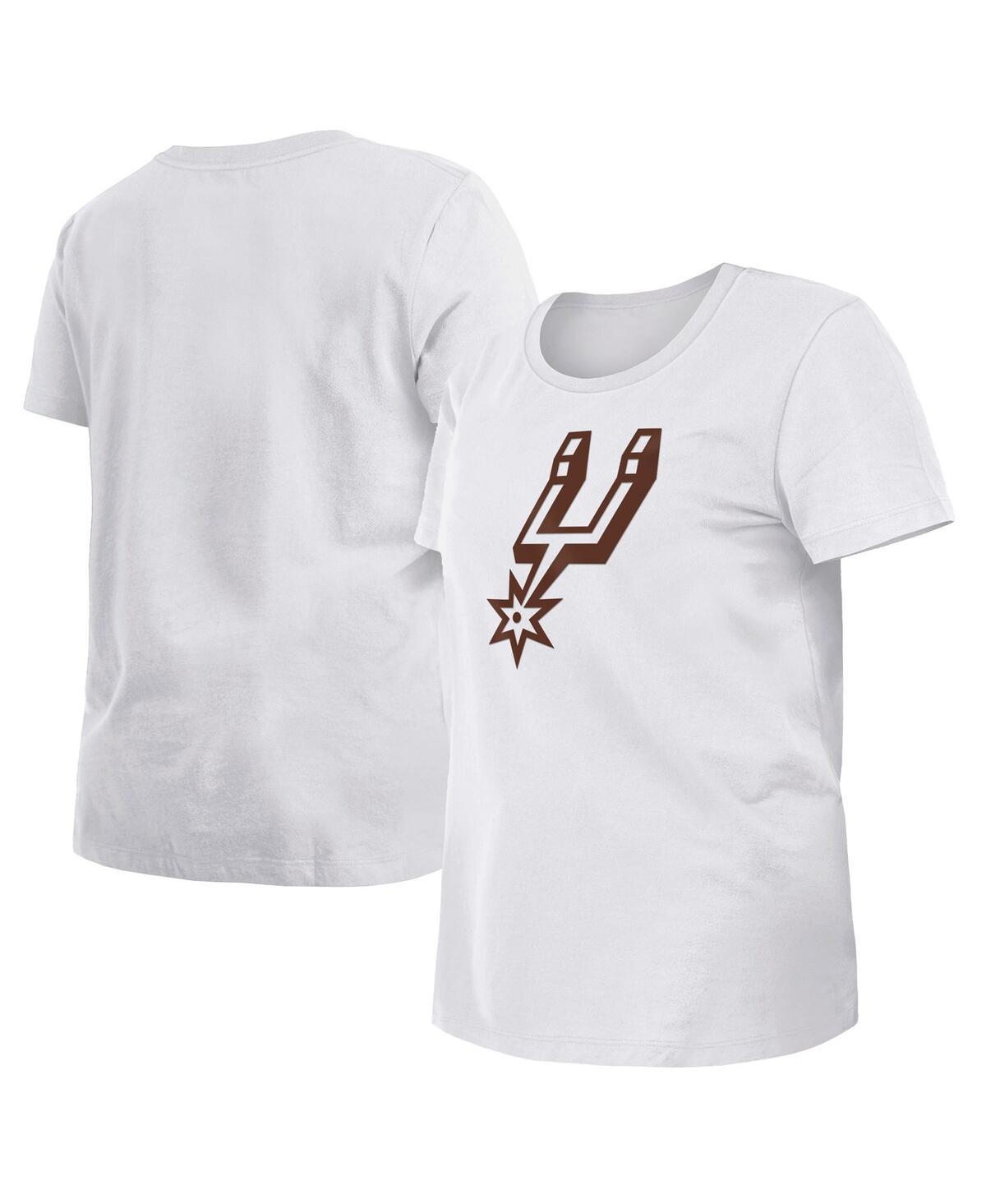 Womens New Era White San Antonio Spurs 2023/24 City Edition T-shirt Product Image