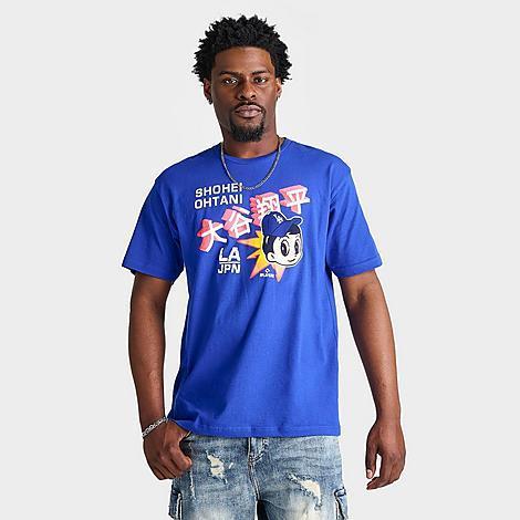 Mens New Era Los Angeles Dodgers MLB Shohei Ohtani Cartoon Graphic T-Shirt Product Image