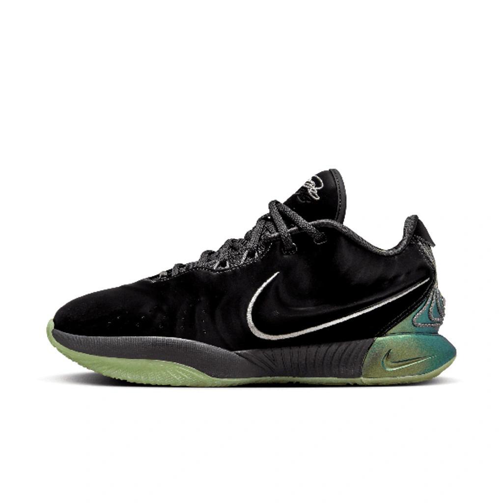 Nike Mens LeBron James Nike Lebron XXI - Mens Basketball Shoes Black/Grey Product Image