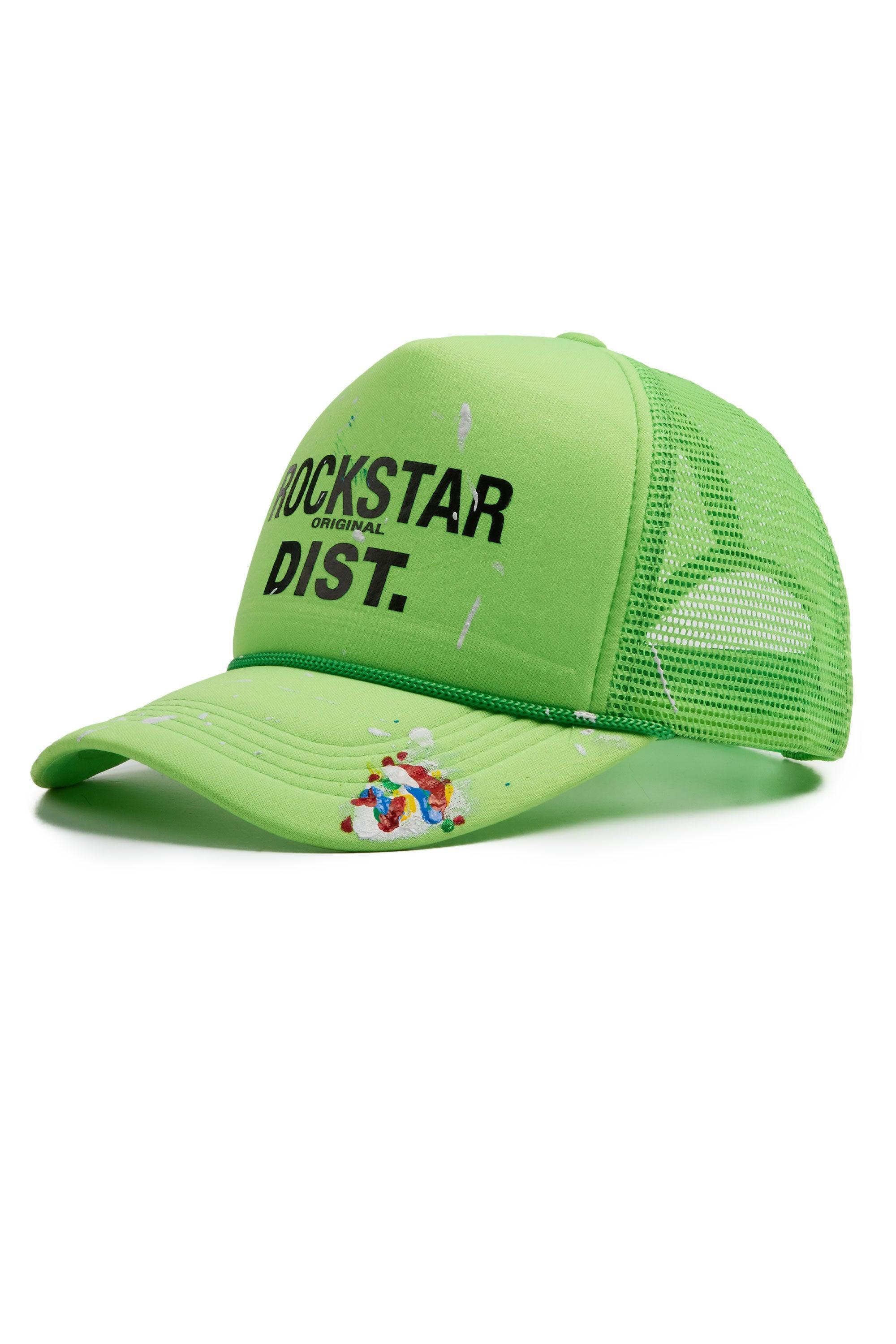 Neptune Neon Green Trucker Hat Male Product Image