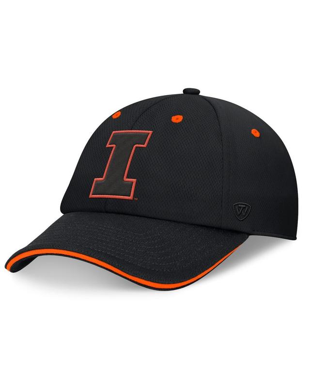 Top of the World Mens Black Illinois Fighting Illini Release Adjustable Hat Product Image