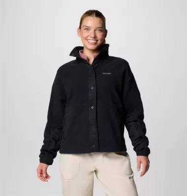 Womens Columbia Cloud Point Snap Front Fleece Jacket Product Image