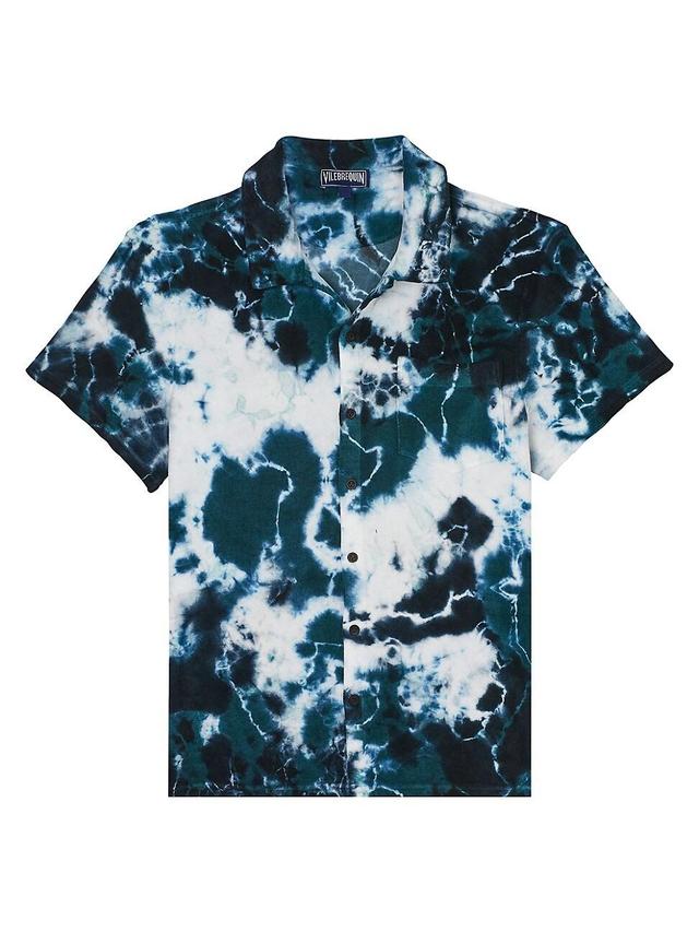 Mens Charli Abstract Button-Front Shirt Product Image