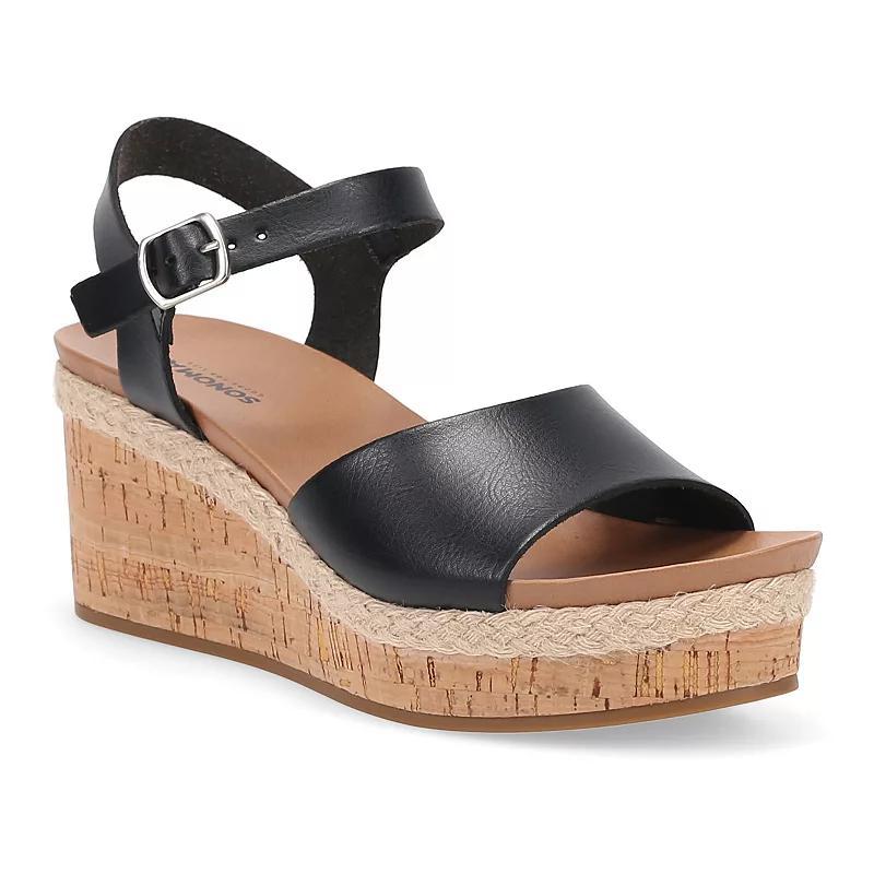 Sonoma Goods For Life Esmae Womens Espadrille Wedge Sandals Product Image