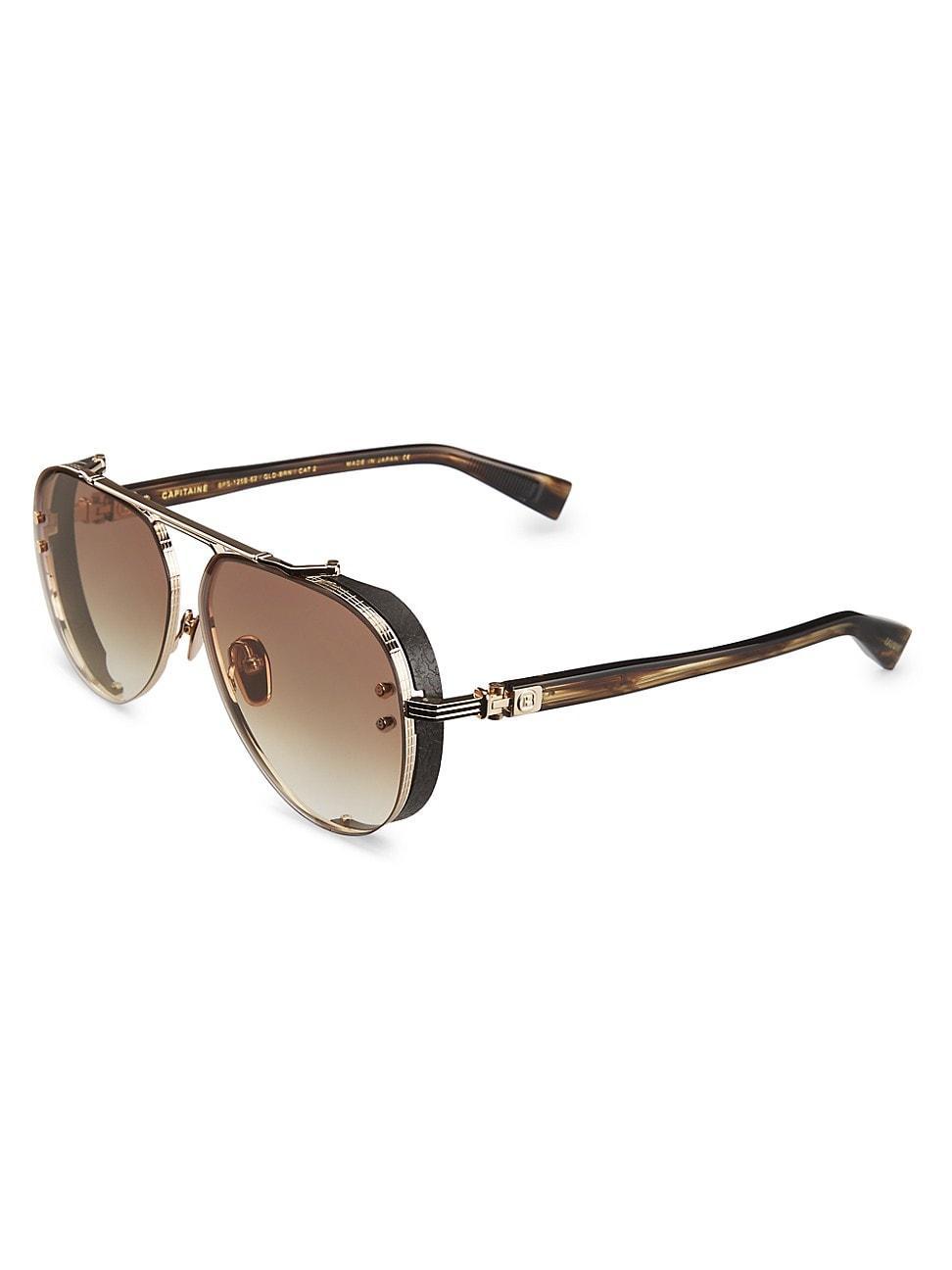 Womens Capitaine 62MM Aviator Sunglasses Product Image