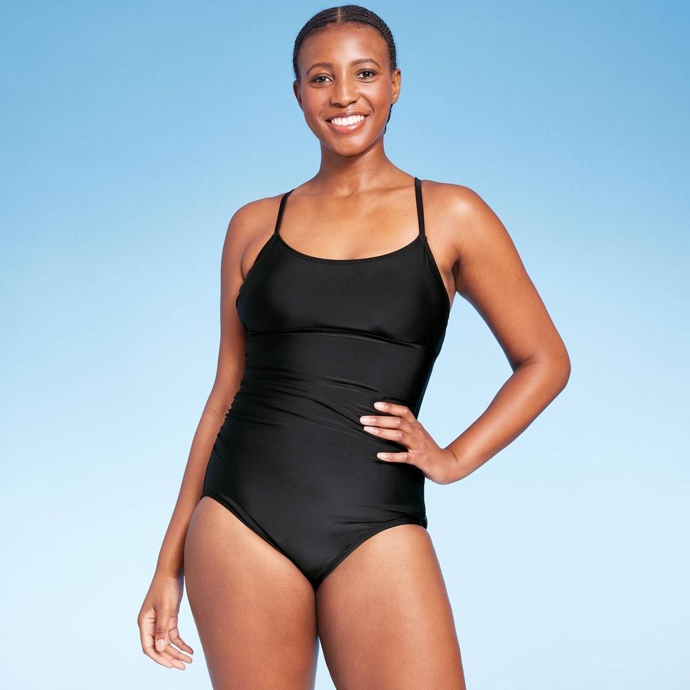 Womens Full Coverage Shirred Front One Piece Swimsuit - Kona Sol Product Image