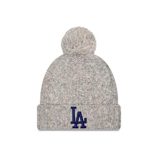 Los Angeles Dodgers Shimmer Pom Knit Hat Male Product Image