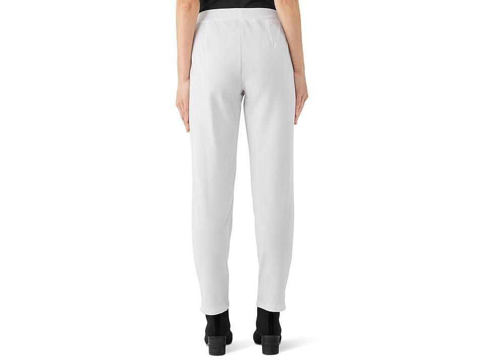 Eileen Fisher Slim Ankle Stretch Crepe Pants Product Image