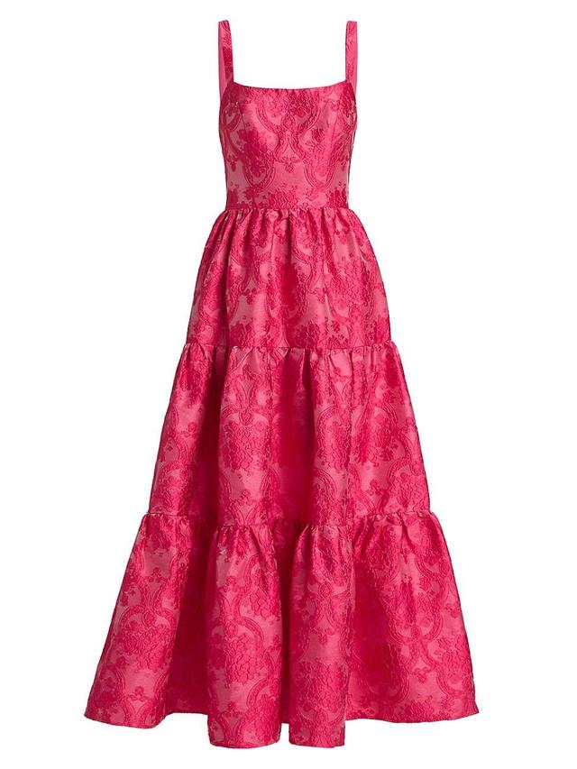 Womens Saks Private Label Terry Tiered Gown Product Image