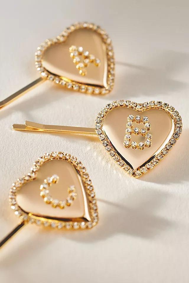 Monogram Heart Bobby Pin Product Image