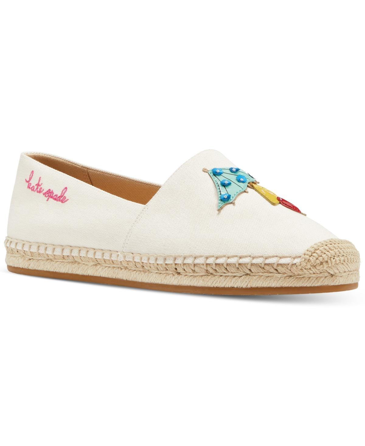 Kate Spade New York Tiki Time Espadrilles (Cream) Women's Flat Shoes Product Image