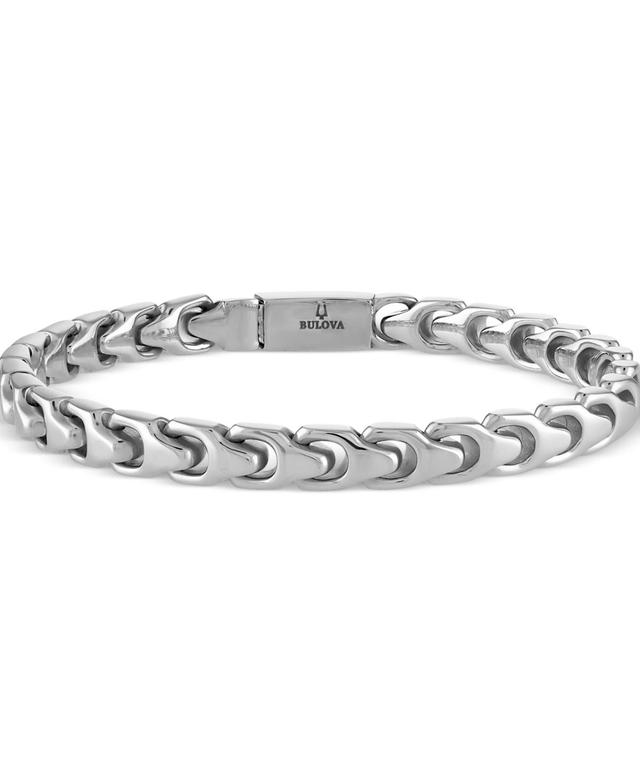 Bulova Mens Link Bracelet in Stainless Steel Product Image