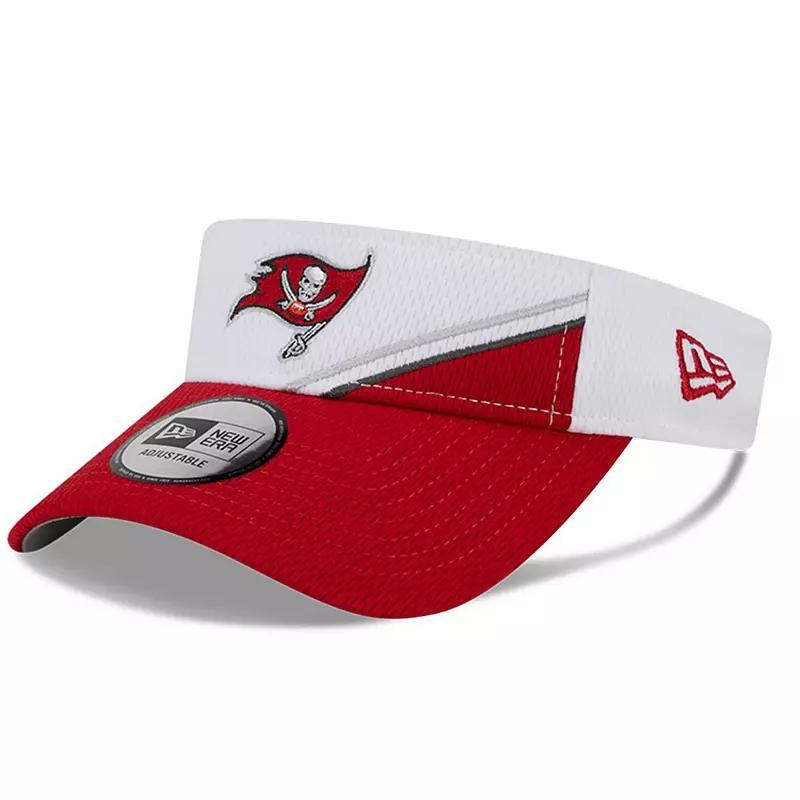 Mens New Era /Red Tampa Bay Buccaneers 2023 Sideline Adjustable Visor Product Image