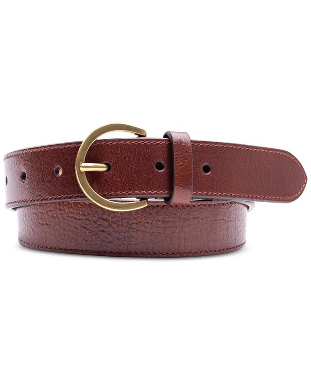 Sam Edelman Womens Skinny Horse Bit Linked Leather Belt Product Image