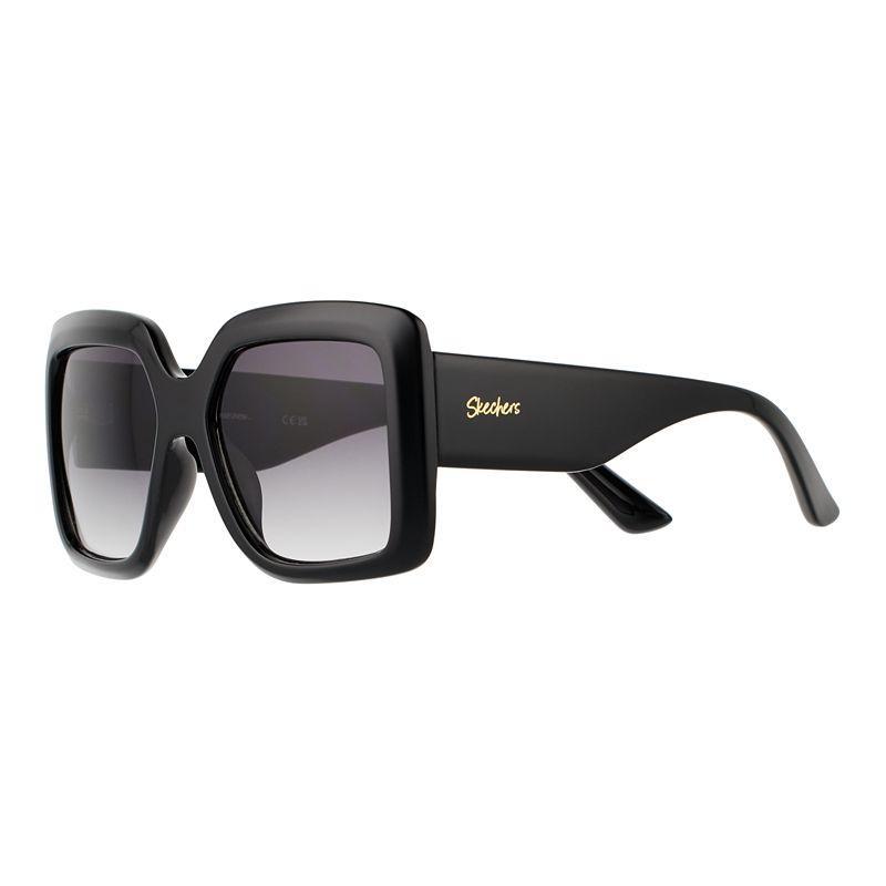 Womens Skechers 55mm Oversized Square Sunglasses Product Image