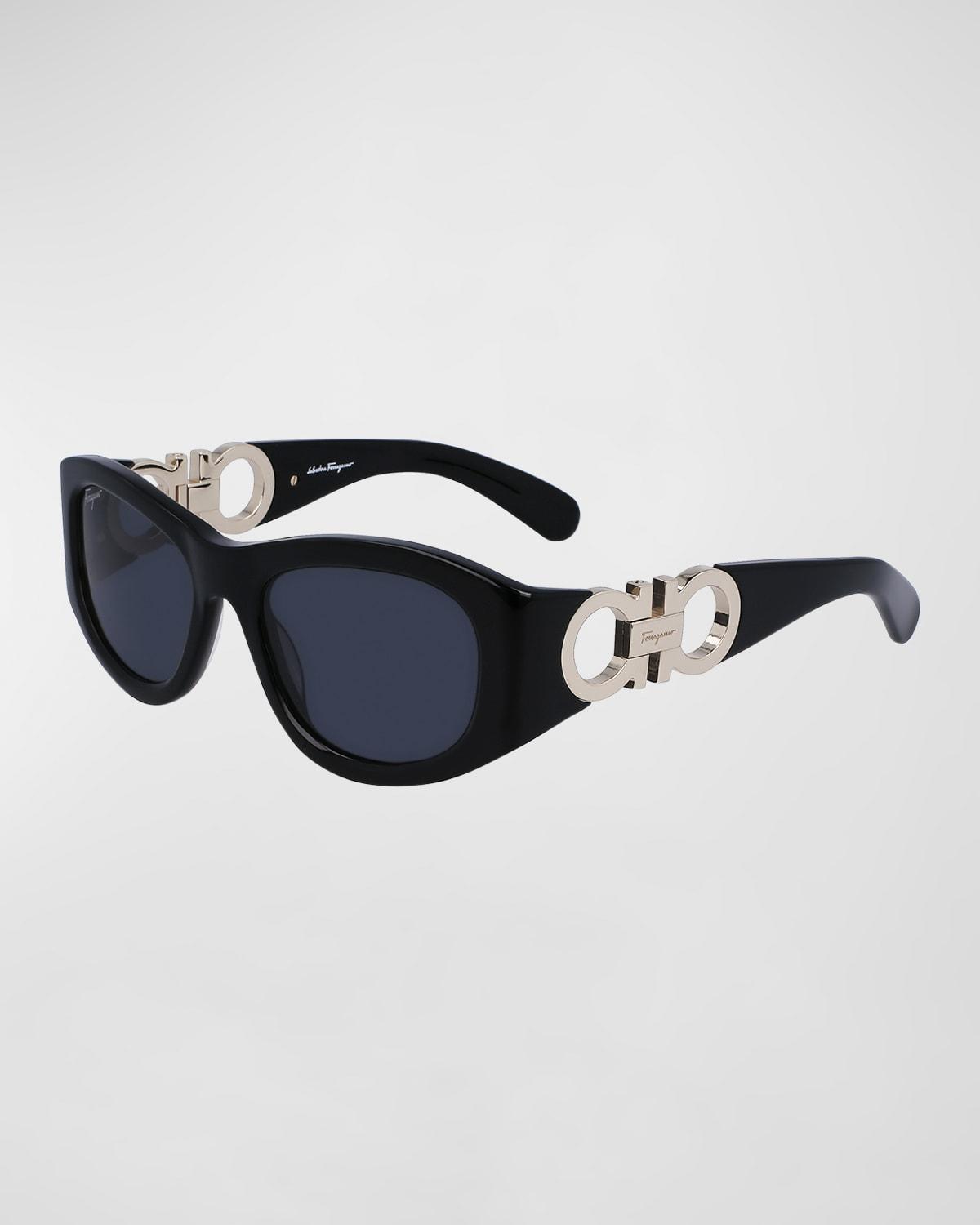 Gancini Round Acetate Sunglasses Product Image