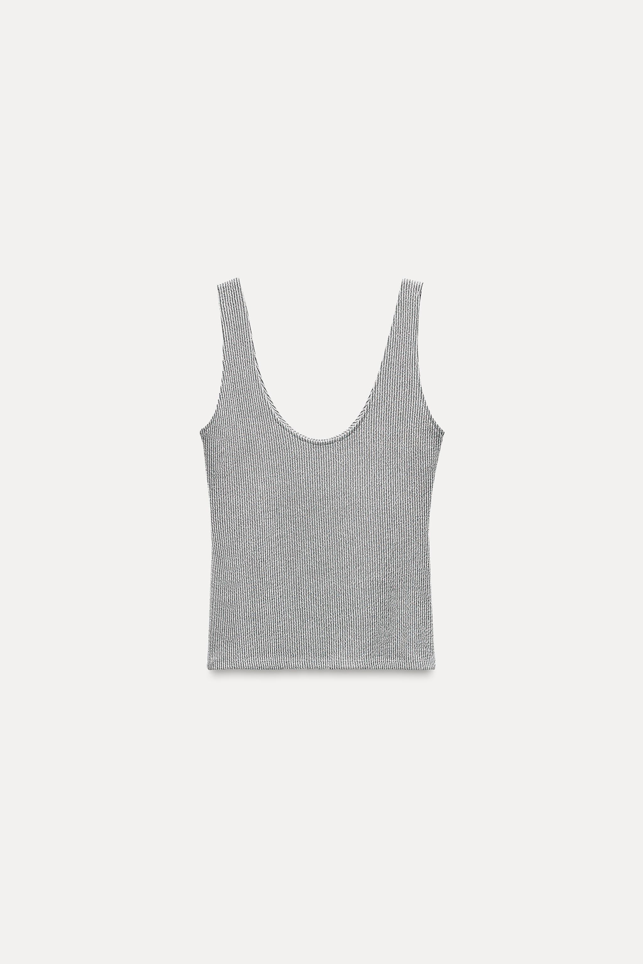 SHINY STRAP TANK TOP Product Image