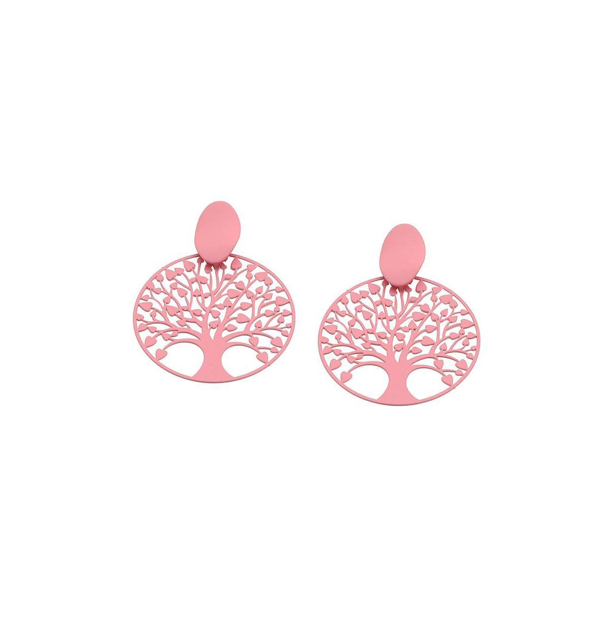 Sohi Womens Tree Filigree Drop Earrings Product Image