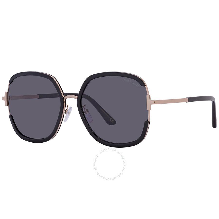 TOM FORD Grey Butterfly Ladies Sunglasses Ft0809k 01a 61 Product Image