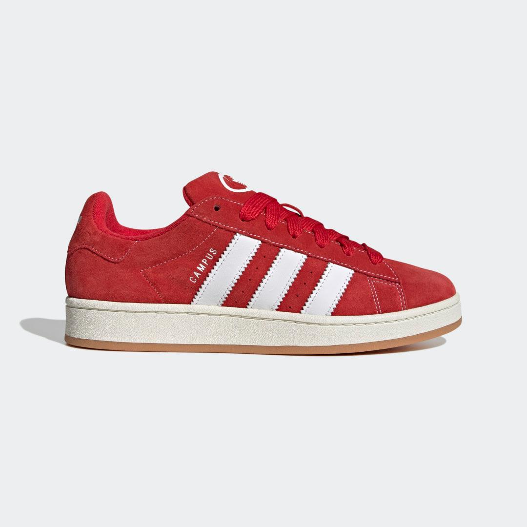 adidas Originals Mens Campus 00s - Shoes White/Better Scarlet/Off White Product Image