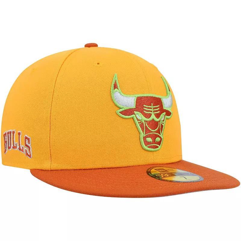 Mens New Era /Rust Chicago Bulls 59FIFTY Fitted Hat Product Image