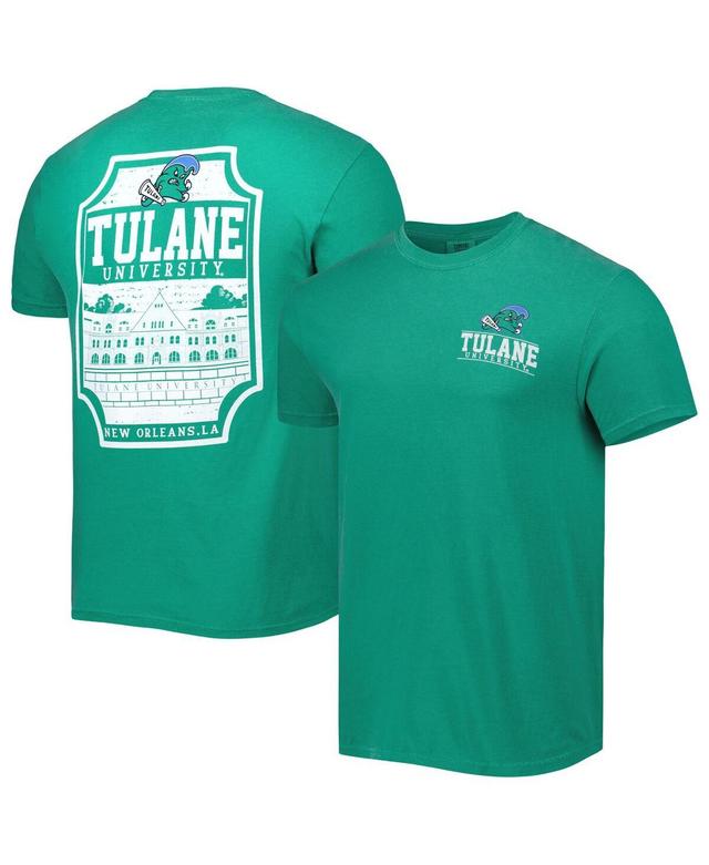 Mens Green Tulane Green Wave Logo Campus Icon T-Shirt Product Image