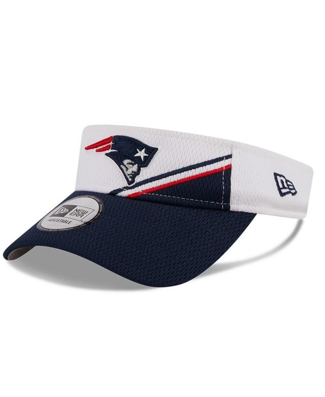 Mens New Era /Navy New England Patriots 2023 Sideline Adjustable Visor Product Image