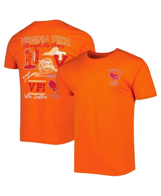 Mens Virginia Tech Hokies Vintage Through the Years 2-Hit T-Shirt Product Image