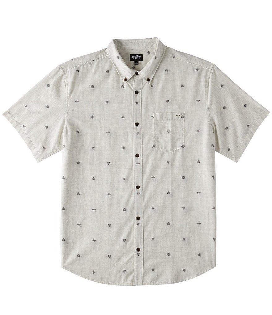 Billabong Short Sleeve All Day Floral Jacquard Shirt Product Image