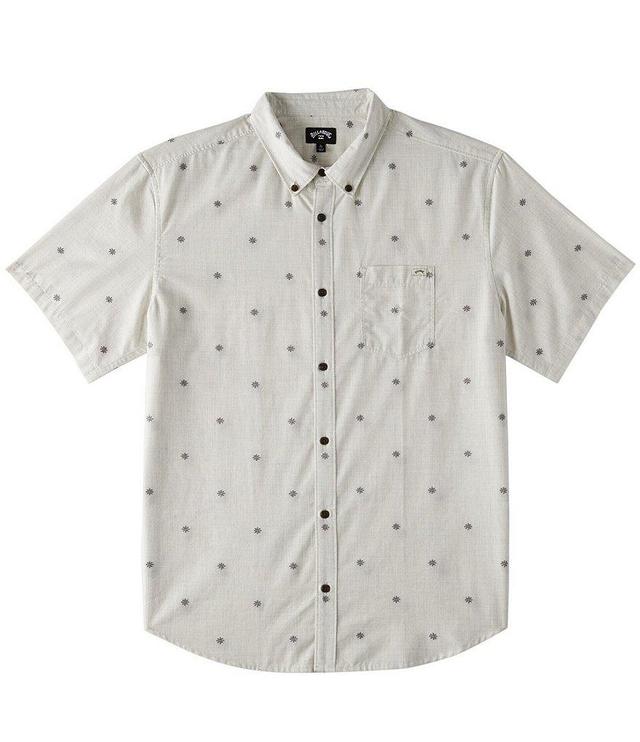 Billabong Short Sleeve All Day Floral Jacquard Shirt Product Image