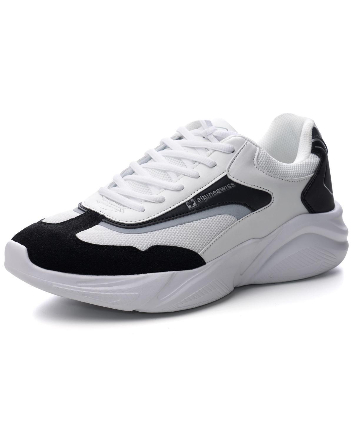 Alpine Swiss Stuart Mens Chunky Sneakers Retro Platform Dad Tennis Shoes Product Image