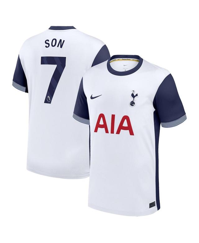 Nike Mens Son Heung-Min White Tottenham Hotspur 2024/25 Home Replica Player Jersey - White Product Image