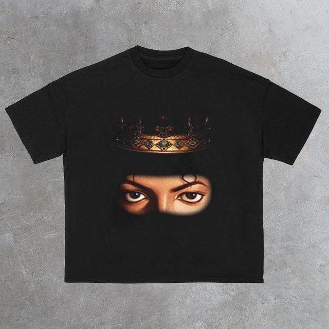 Sopula Vintage Miss Moonwalker The King Of Pop Forever Spirit Graphic Cotton T-Shirt Product Image