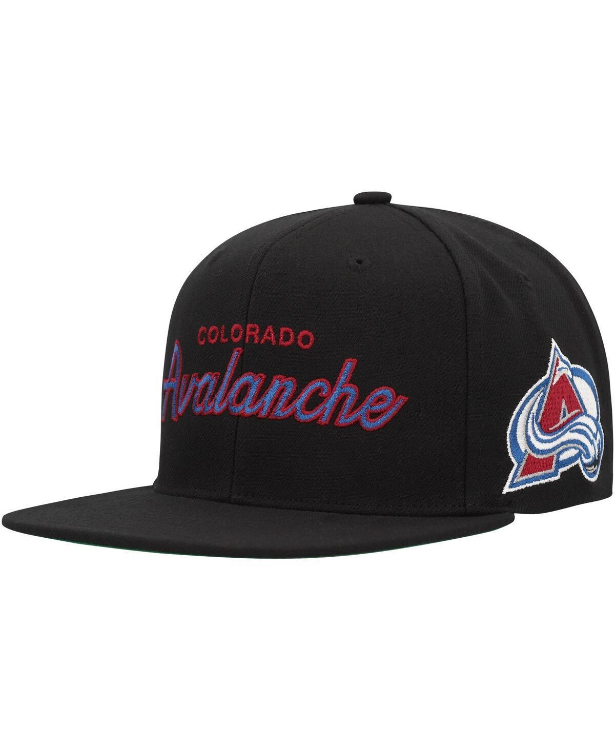 Mens Mitchell & Ness Colorado Avalanche Core Team Script 2.0 Snapback Hat Product Image