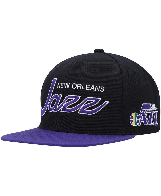 Mens Mitchell & Ness Utah Jazz Hardwood Classics MVP Team Script 2.0 Snapback Hat Product Image