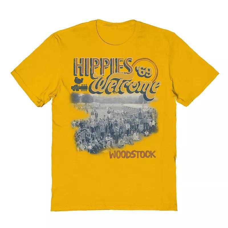 Mens Hippies Welcome Graphic Tee Product Image